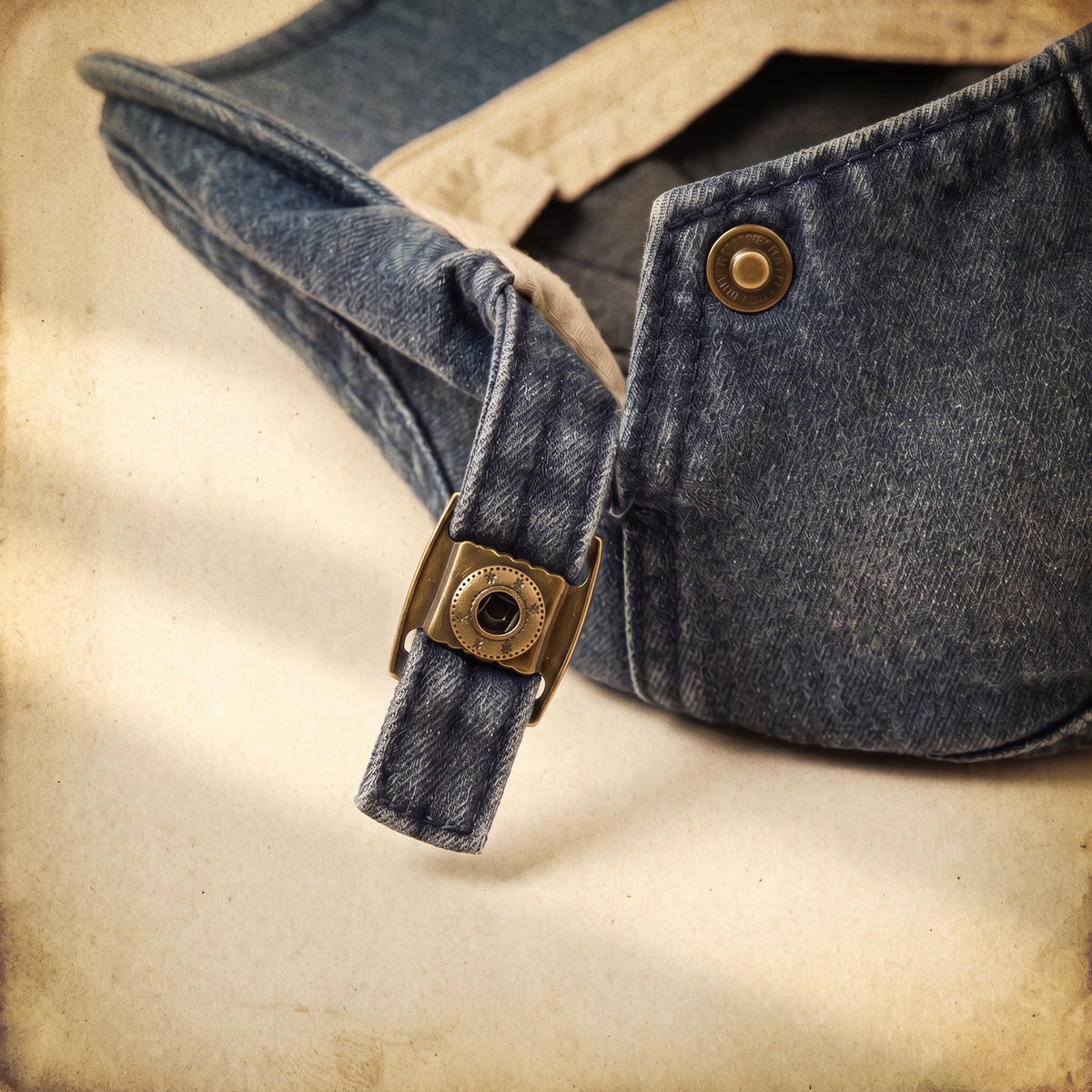 Two buckles. Set once.